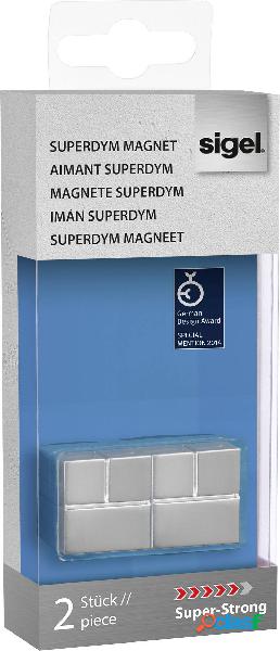 Sigel Magnete SuperDym C20 Super-Strong Cube-Design (L x A x