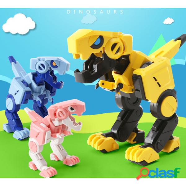 Simulazione Dinosaur Toys Deformation Block Giocattoli