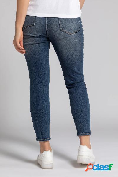 Skinny jeans, taglio stretto, cintura elastica, lavaggio