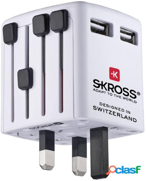 Skross 1 302 (320) 1.302320 Caricatore USB Presa di corrente