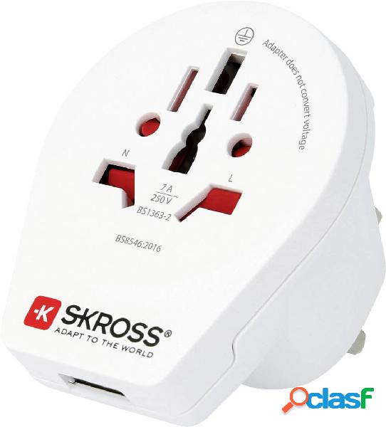 Skross 1500267 Adattatore da viaggio Country Adapter World