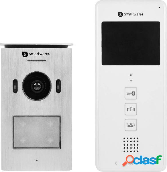 Smartwares DIC-22112 Video citofono 2 fili Kit completo Casa