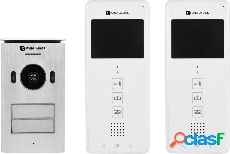 Smartwares DIC-22122 Video citofono 2 fili Kit completo Casa