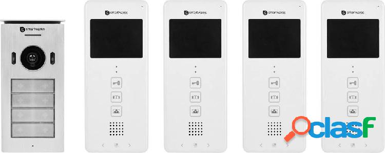 Smartwares DIC-22142 Video citofono 2 fili Kit completo Casa