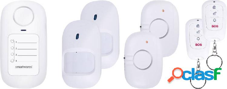 Smartwares Mini sistema di allarme con telecomando 100 dB