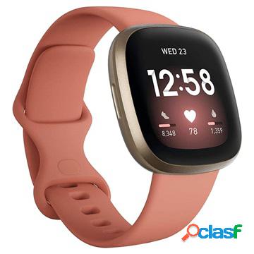 Smartwatch con GPS Fitbit Versa 3 - Rosa / Color Oro