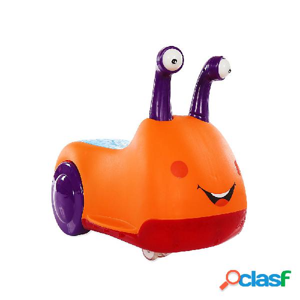 Snail Cartoon Scooter Car con cestello portaoggetti nascosto