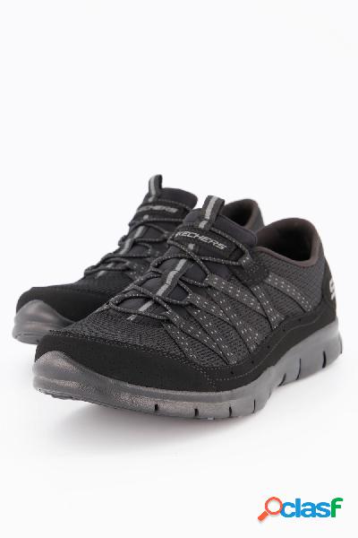 Sneakers Skechers con allacciatura elastica, mesh e