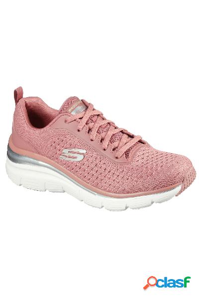 Sneakers Skechers con stretch knit, memory foam e larghezza