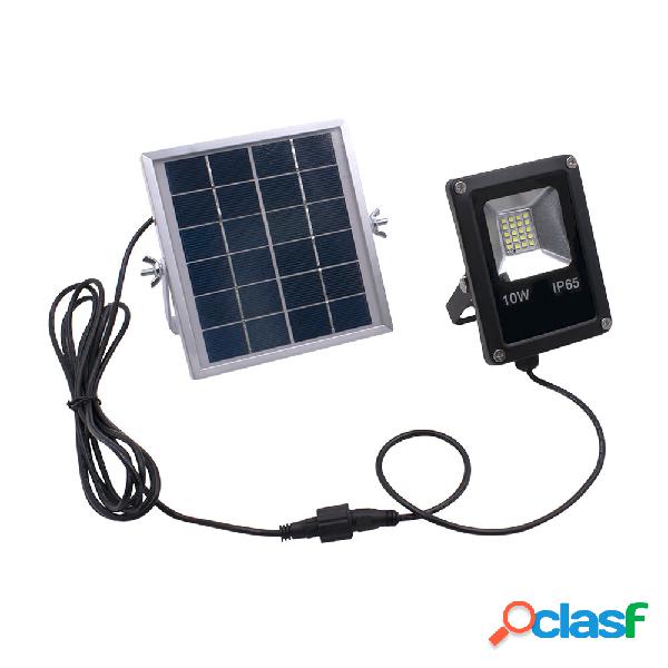 Solar Powered 10W 20LED SMD5730 Impermeabile IP65 Remote +