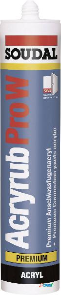 Soudal ACRYRUB PRO W Acrilico Colore Nero 9203 310 ml