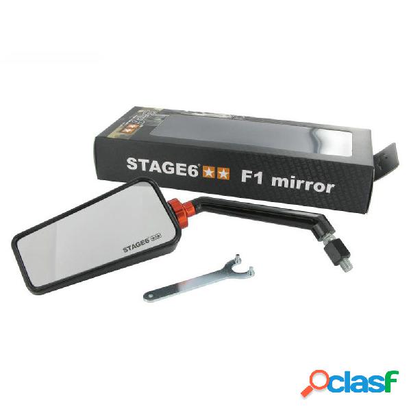 Specchietto stage6 f1 sinistro nero 8mm