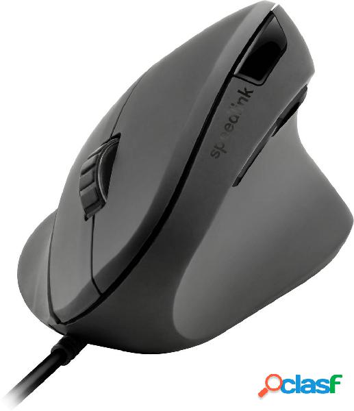 SpeedLink SL-610019-BK-01 Mouse ergonomico USB Ottico Nero 5