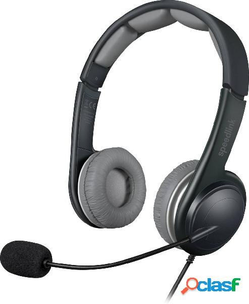 SpeedLink SL-870002-BKGY Cuffie On Ear Stereo Nero/grigio