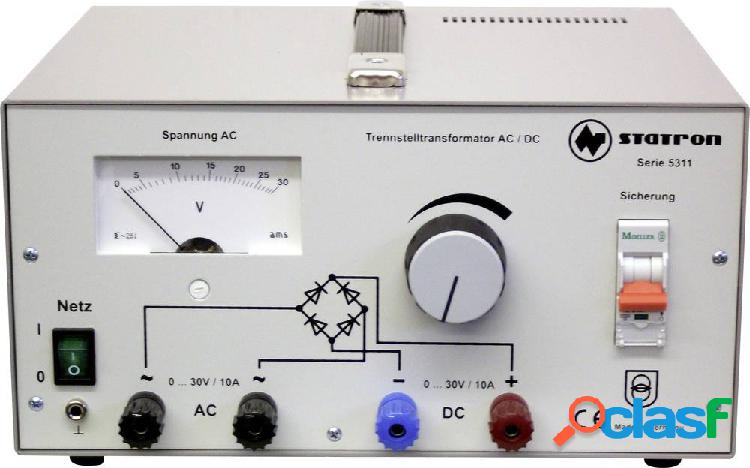 Statron 5311.1 Alimentatore da laboratorio regolabile 0 - 30