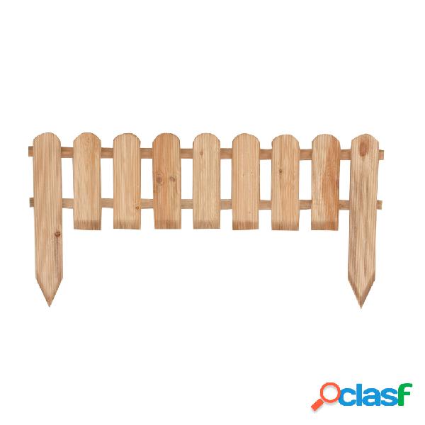 Steccato in legno di pino impregnato ideale per