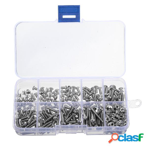 Suleve™ M3SS1 M3 Acciaio Esagono Giunto Bottone Vite a