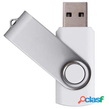 Swivel Design USB 2.0 Type-A 480Mbps Flash Drive - 8GB -