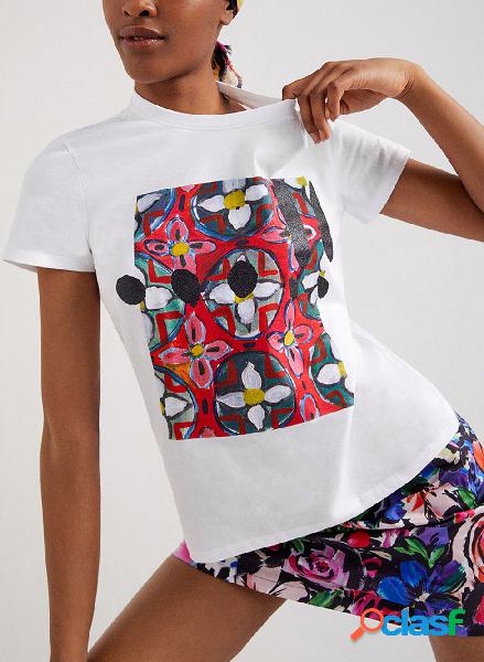 T-SHIRT ARTY FLOREALE