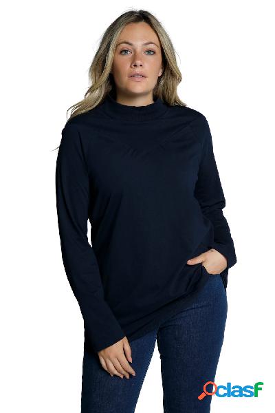 T-Shirt, Donna, Blu, Taglia: 60/62, Cotone, Ulla Popken