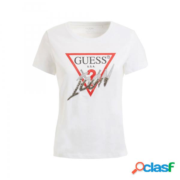 T-shirt Guess con logo a triangolo sul davanti Guess -