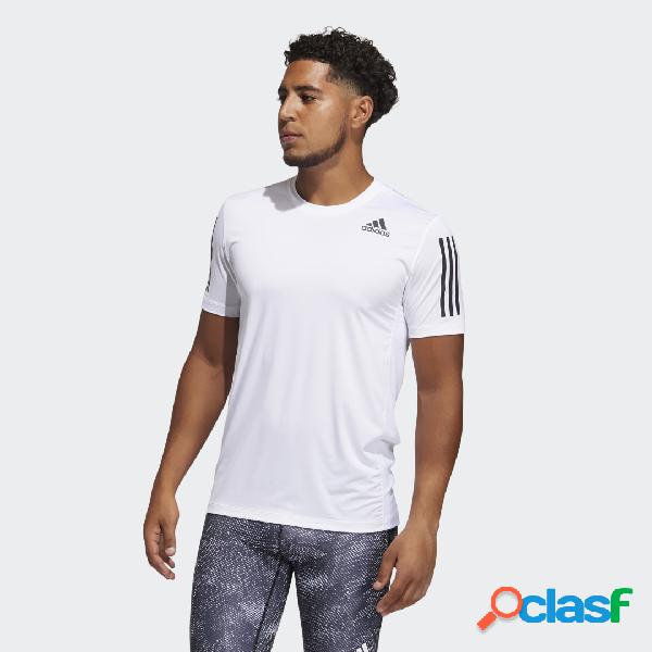 T-shirt Techfit 3-Stripes Fitted