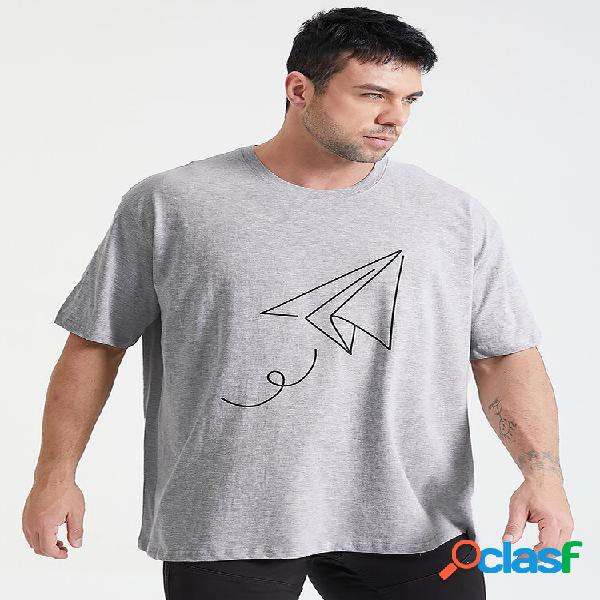 T-shirt da uomo a maniche corte con grafica aquilone in