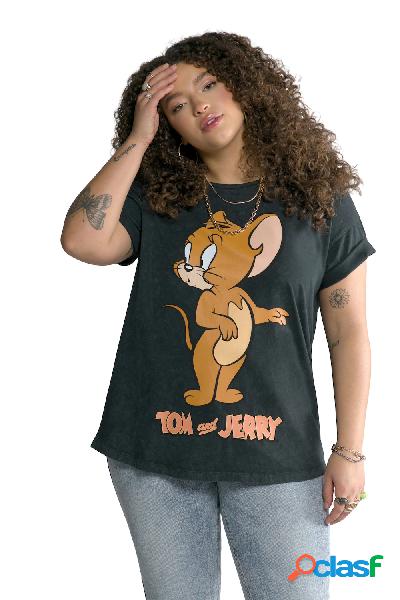 T-shirt dal taglio oversize con Jerry, scollo a girocollo e