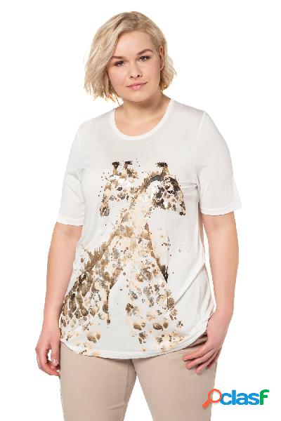 T-shirt, giraffe con effetto metallico, classic,
