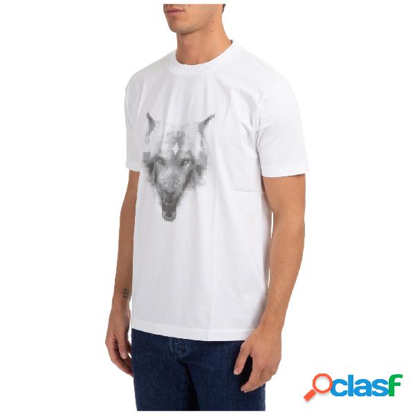 T-shirt maglia maniche corte girocollo uomo cross