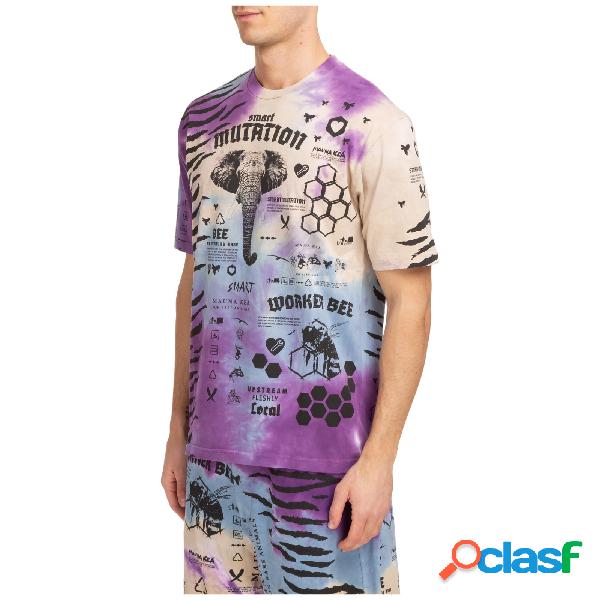 T-shirt maglia maniche corte girocollo uomo manifesto