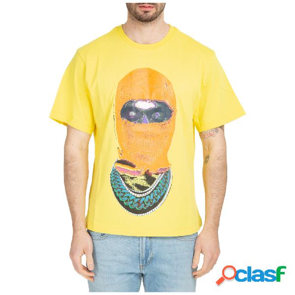 T-shirt maglia maniche corte girocollo uomo mask21 orange