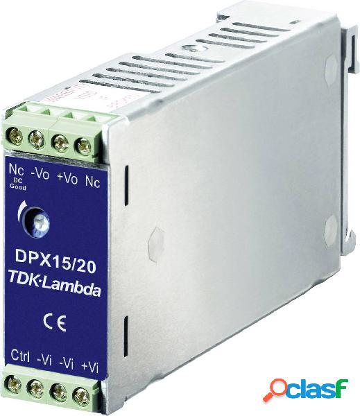 TDK-Lambda DPX15-48WS05 Alimentatore DC/DC per guida DIN 5