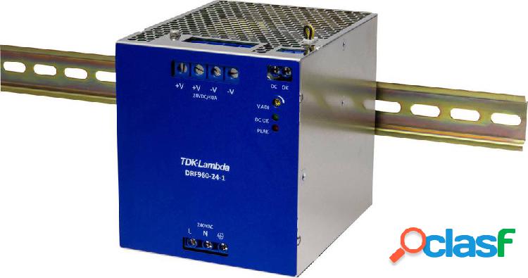 TDK-Lambda DRF960-24-1 Alimentatore per guida DIN 24 V 40 A