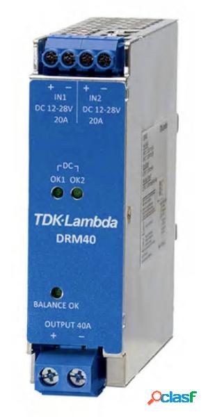 TDK-Lambda DRM40 Modulo di ridondanza per guida DIN 40 A