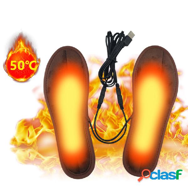 TENGOO Solette per scarpe riscaldanti elettriche unisex