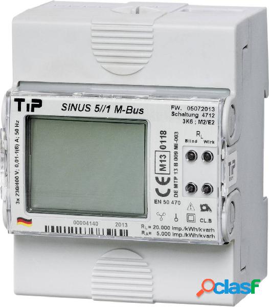 TIP SINUS 5//1 S0 Contatore corrente trifase a muro digitale