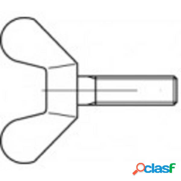 TOOLCRAFT 106364 Viti a farfalla M8 60 mm DIN 316 Ghisa