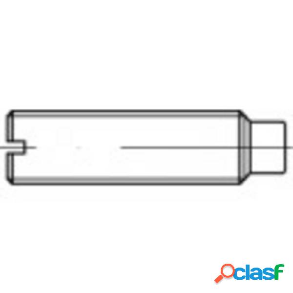 TOOLCRAFT 106469 Grano filettato M8 40 mm Acciaio 100 pz.