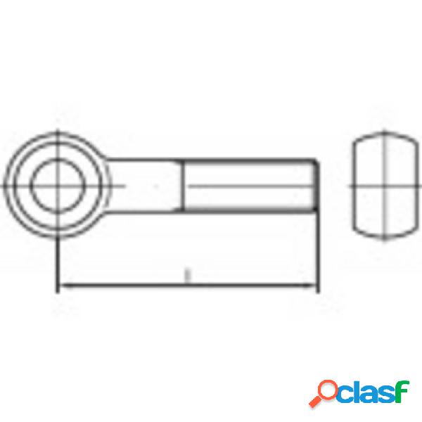 TOOLCRAFT 107349 Viti a occhiello M20 120 mm DIN 444 Acciaio