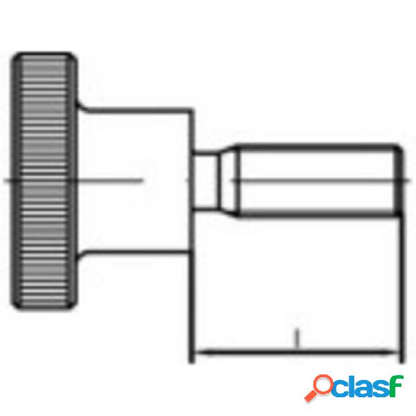 TOOLCRAFT 107530 Viti zigrinate M8 35 mm DIN 464 Acciaio 10