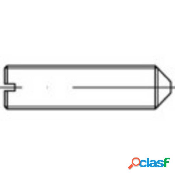 TOOLCRAFT 108557 Grano filettato M10 16 mm Acciaio 100 pz.