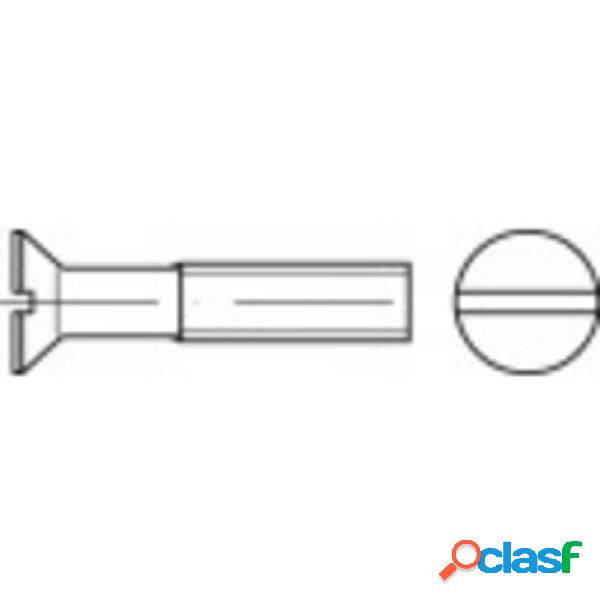 TOOLCRAFT 134154 Viti svasate M2.5 20 mm Taglio DIN 963