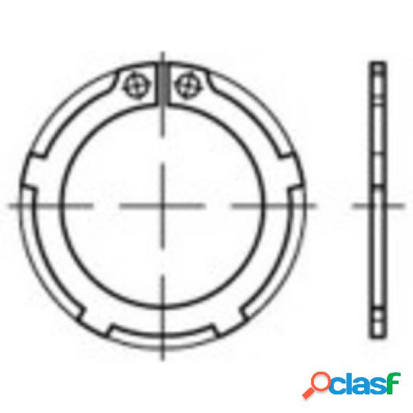 TOOLCRAFT 135186 Anelli di sicurezza Diam int: 18.5 mm Diam.