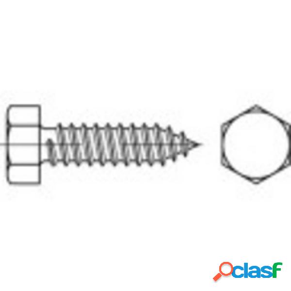 TOOLCRAFT 144544 Viti esagonali per metallo 4.2 mm 9 mm