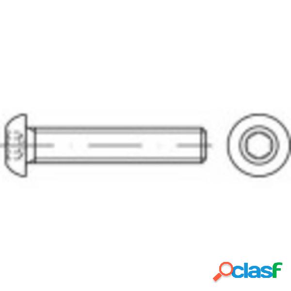 TOOLCRAFT 148195 Viti a testa bombata M10 16 mm Interno