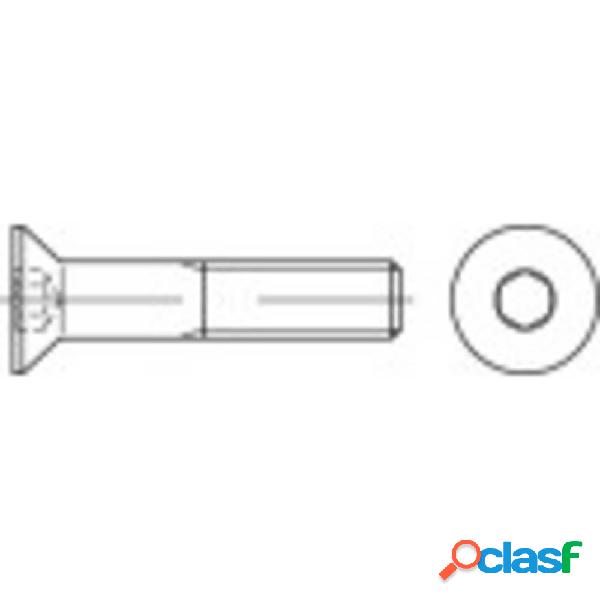 TOOLCRAFT 149034 Viti svasate M6 14 mm Interno Esagonale ISO