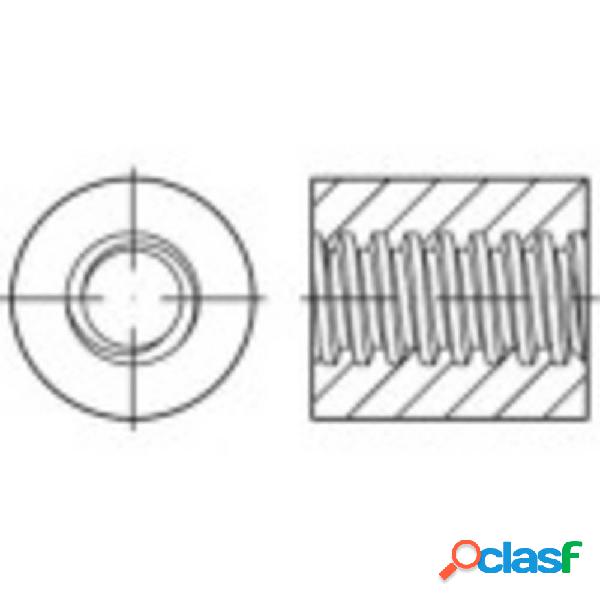 TOOLCRAFT 158205 Dadi trapezoidali tondi 28 mm Acciaio 1 pz.