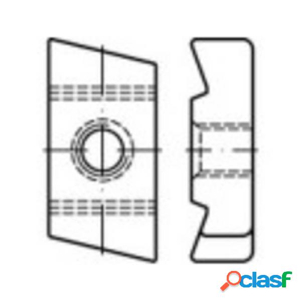 TOOLCRAFT 161571 Piastra filettata per viti a martello M8