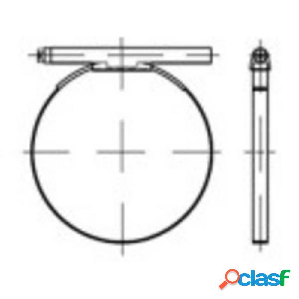 TOOLCRAFT Fascetta stringitubo a nastro DIN 3017 12 mm in